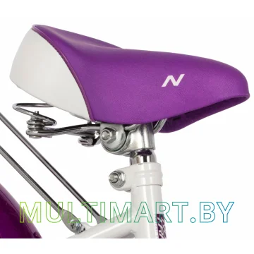 Детский велосипед Novatrack Butterfly 207BUTTERFLY.WVL23 (белый/фиолетовый, 2023) картинка 4
